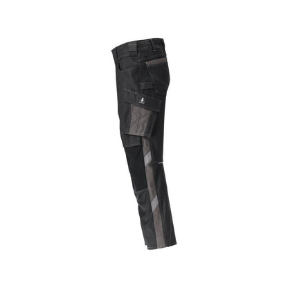 Pantalon avec poches genoux, pantalon coton+