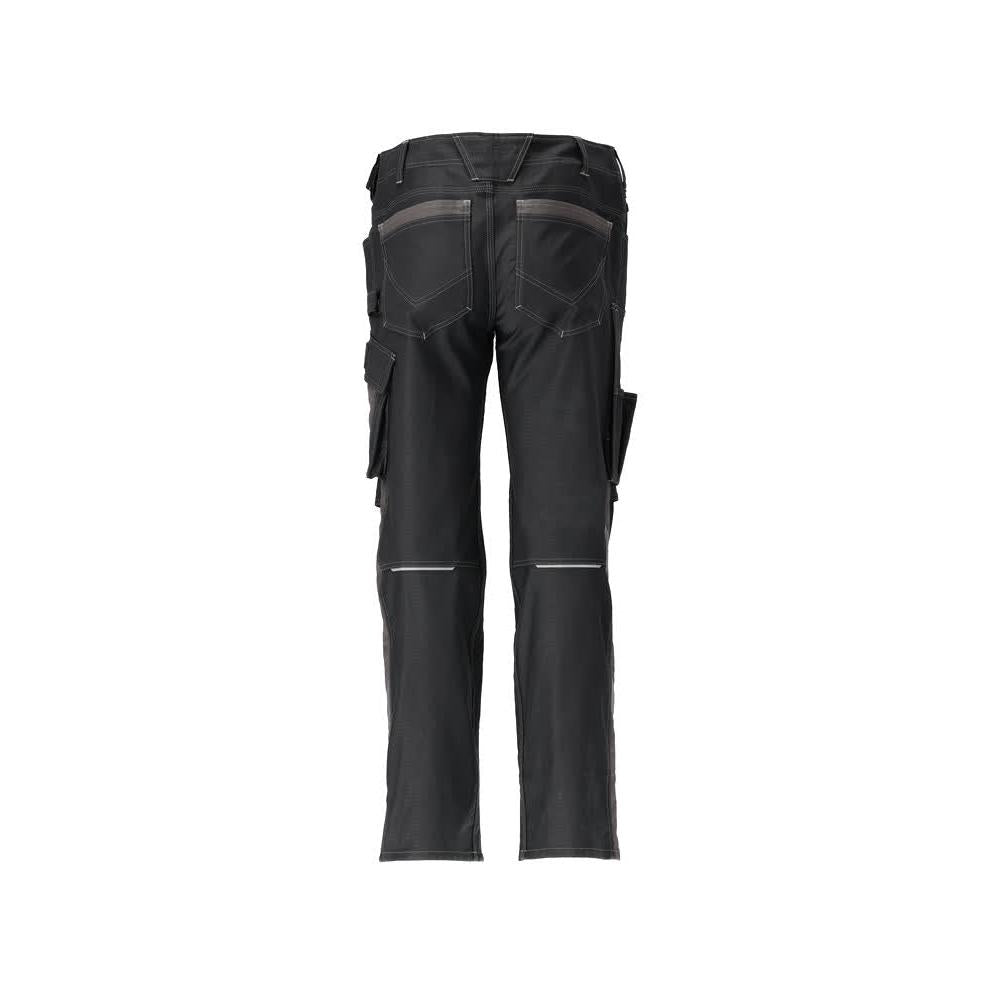 Pantalon avec poches genoux, pantalon coton+