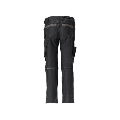 Pantalon avec poches genoux, pantalon coton+