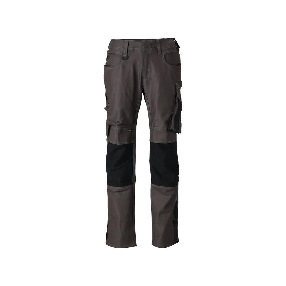 Pantalon avec poches genoux, pantalon coton+
