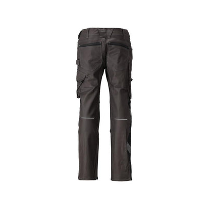 Pantalon avec poches genoux, pantalon coton+