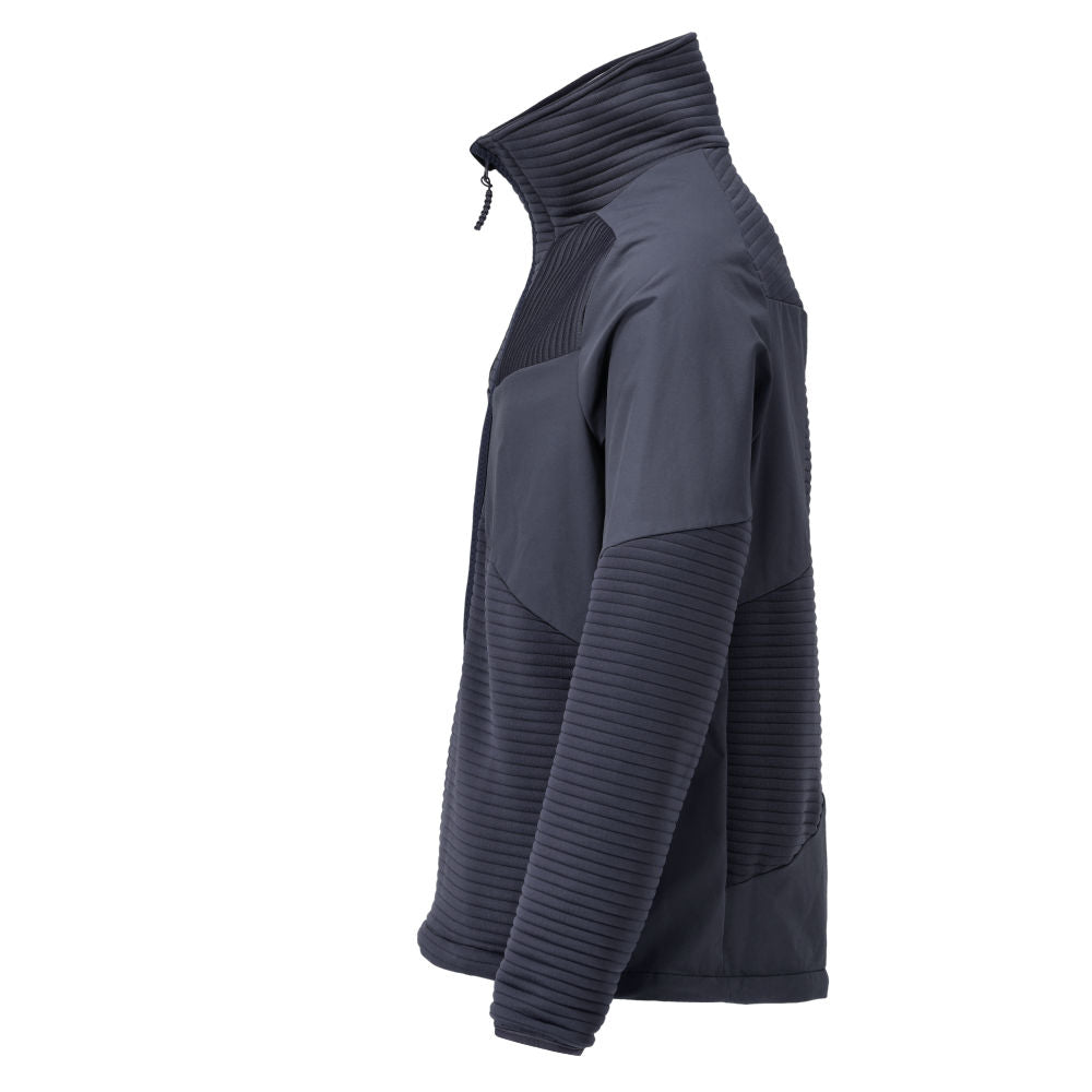 Pull polaire, zip court, doublure veste micropolaire
