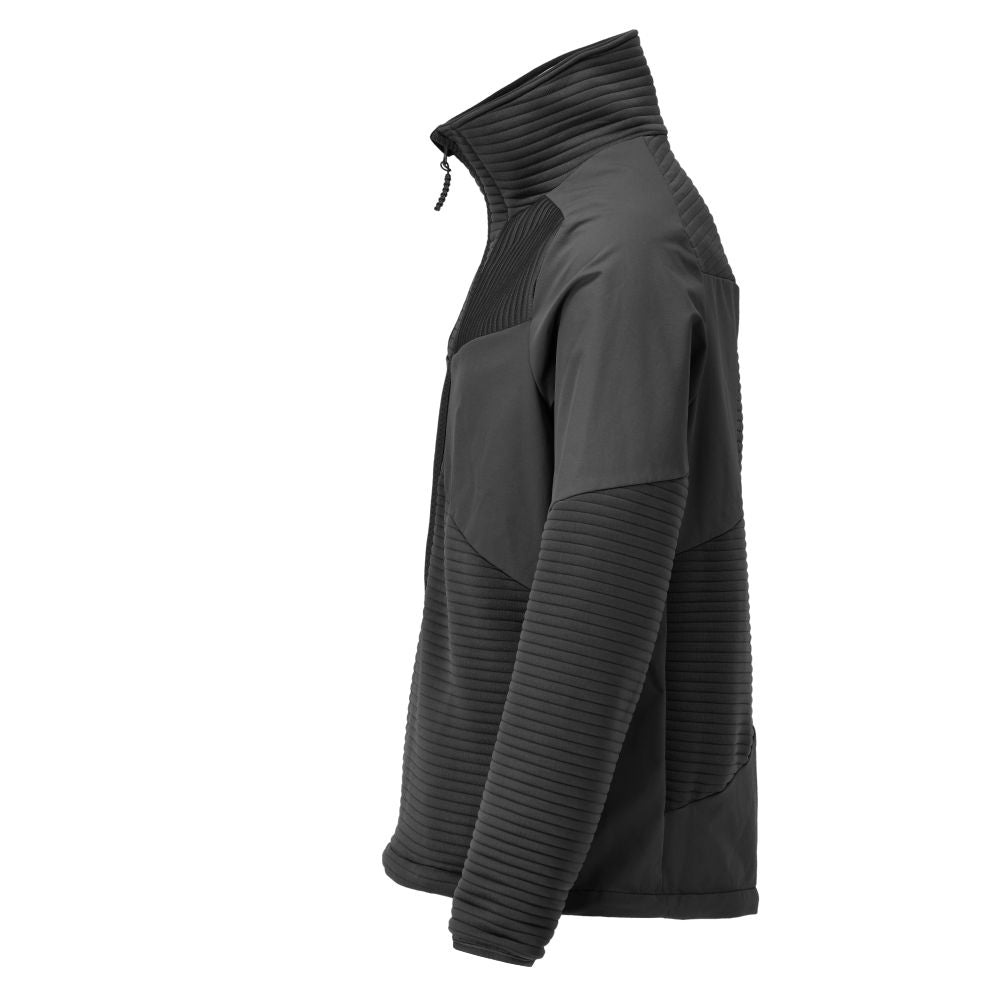 Pull polaire, zip court, doublure veste micropolaire