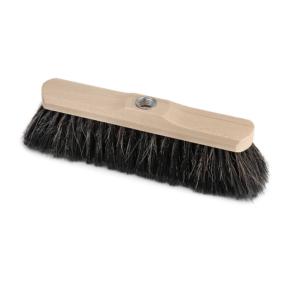 Le balai Stuben de Nölle Profi Brush 28 cm, bois naturel laqué, poils naturels de Nölle Profi Brush Bürsten- & Pinseltechnik e.K. dispose de poils naturels denses et d'un trou central pour la fixation du manche - parfait pour les travaux de balayage.