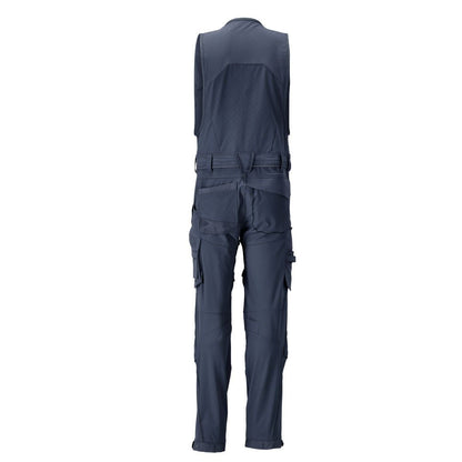 Pantalon combiné avec poches genoux, pantalon combiné stretch