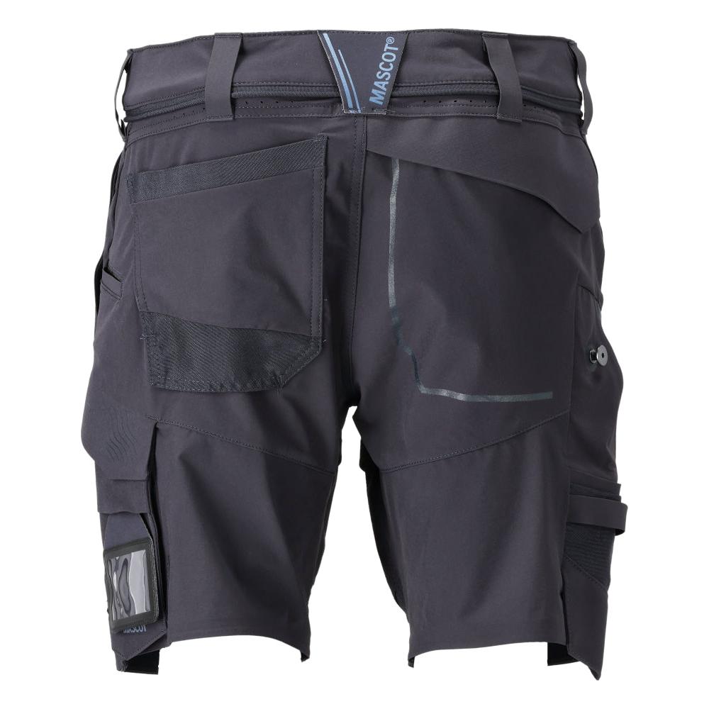 Short, stretch, short léger, bleu noir