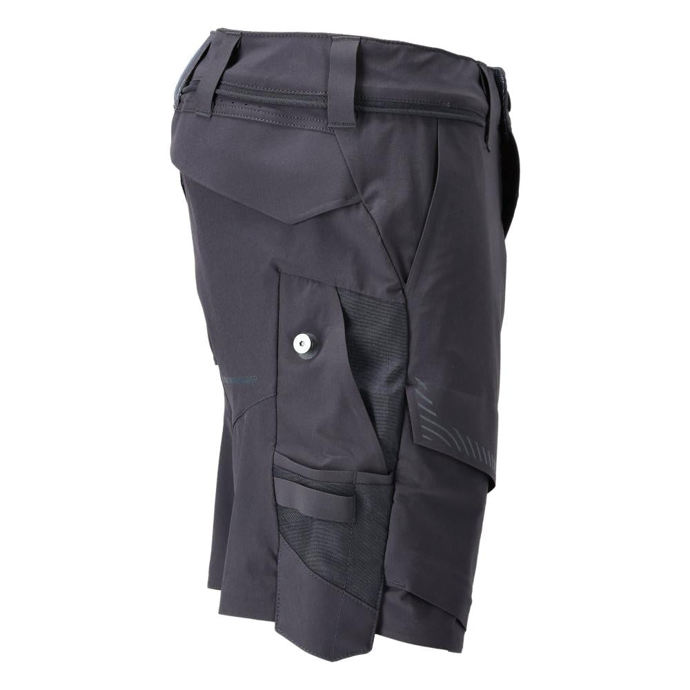 Short, stretch, short léger, bleu noir