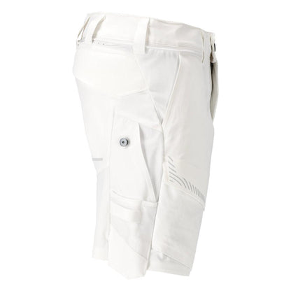 Short, stretch, short léger, blanc