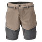 Short, stretch, short léger, beige sable foncé/gris anthracite