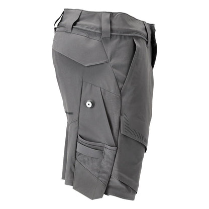 Short, stretch, short léger, gris anthracite