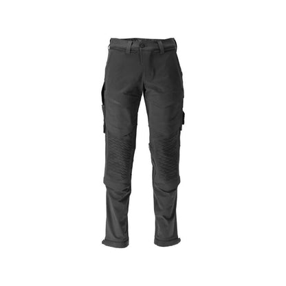Pantalon, poches genoux, résistant, pantalon stretch, noir