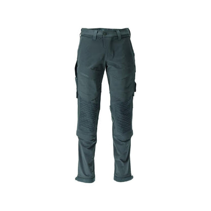 Pantalon, poches genoux, résistant, pantalon stretch, vert forêt