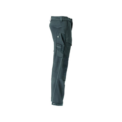 Pantalon, poches genoux, résistant, pantalon stretch, vert forêt