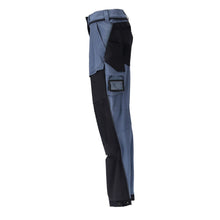 Pantalon avec poches genoux, pantalon pour femme, bleu pierre/bleu noir