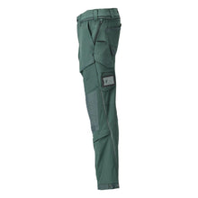 Pantalon, poches genoux, stretch, pantalon léger, vert forêt