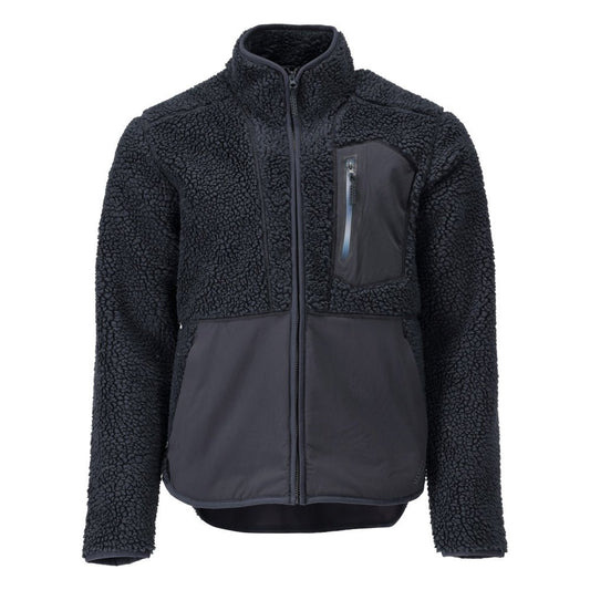 Veste en fourrure de fibre avec fermeture éclair Veste en fourrure de fibre