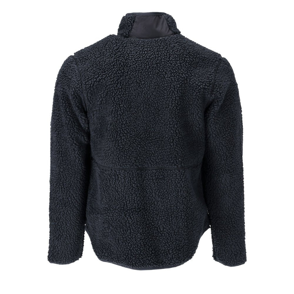 Veste en fourrure de fibre avec fermeture éclair Veste en fourrure de fibre