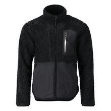 Veste en fourrure de fibre avec fermeture éclair Veste en fourrure de fibre