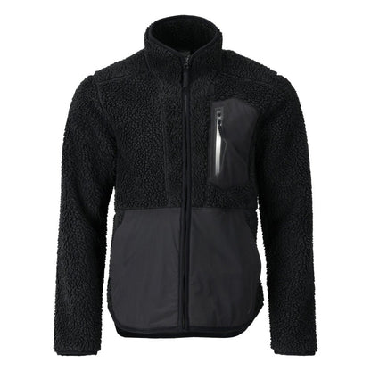 Veste en fourrure de fibre avec fermeture éclair Veste en fourrure de fibre