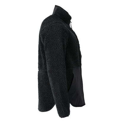 Veste en fourrure de fibre avec fermeture éclair Veste en fourrure de fibre