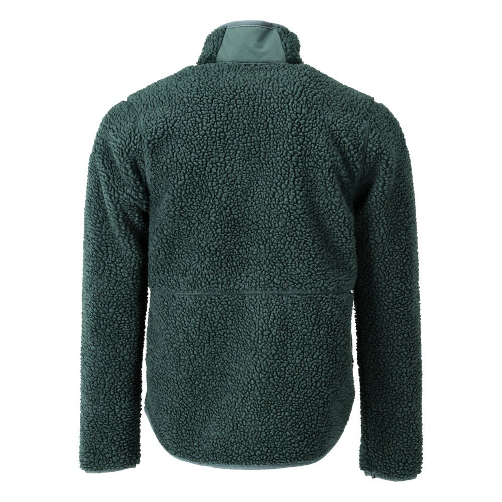 Veste en fourrure de fibre avec fermeture éclair Veste en fourrure de fibre