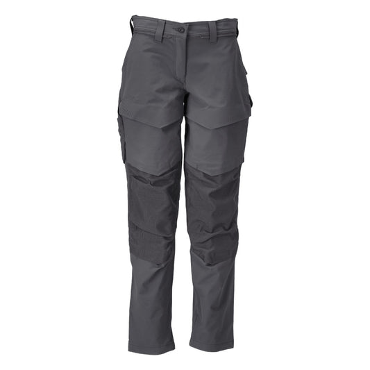 Pantalon avec poches genoux, pantalon femme, gris anthracite