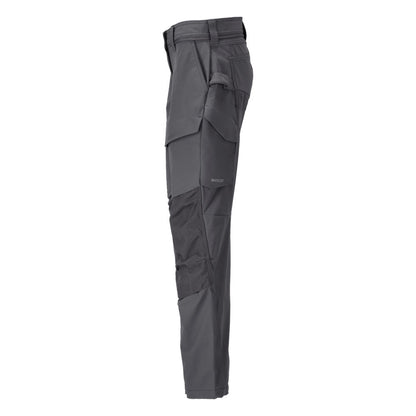 Pantalon avec poches genoux, pantalon femme, gris anthracite