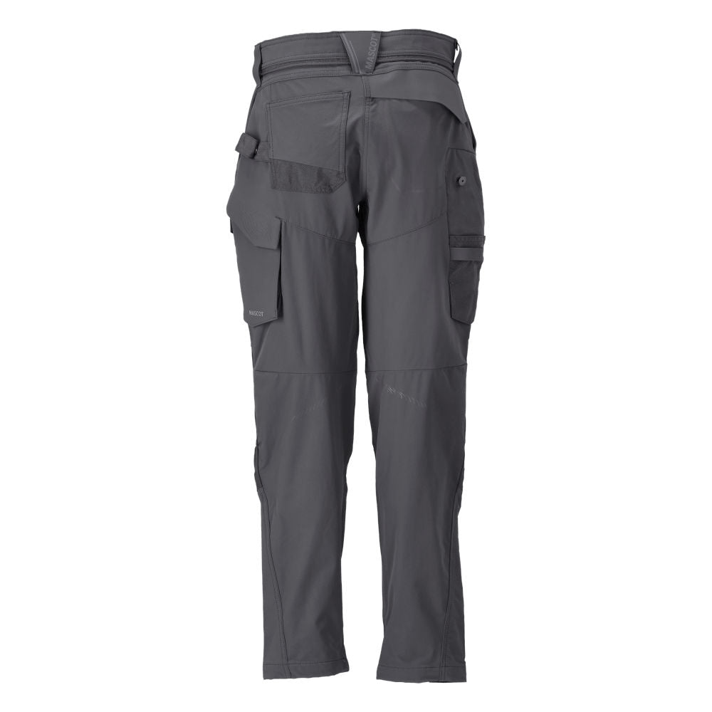 Pantalon avec poches genoux, pantalon femme, gris anthracite