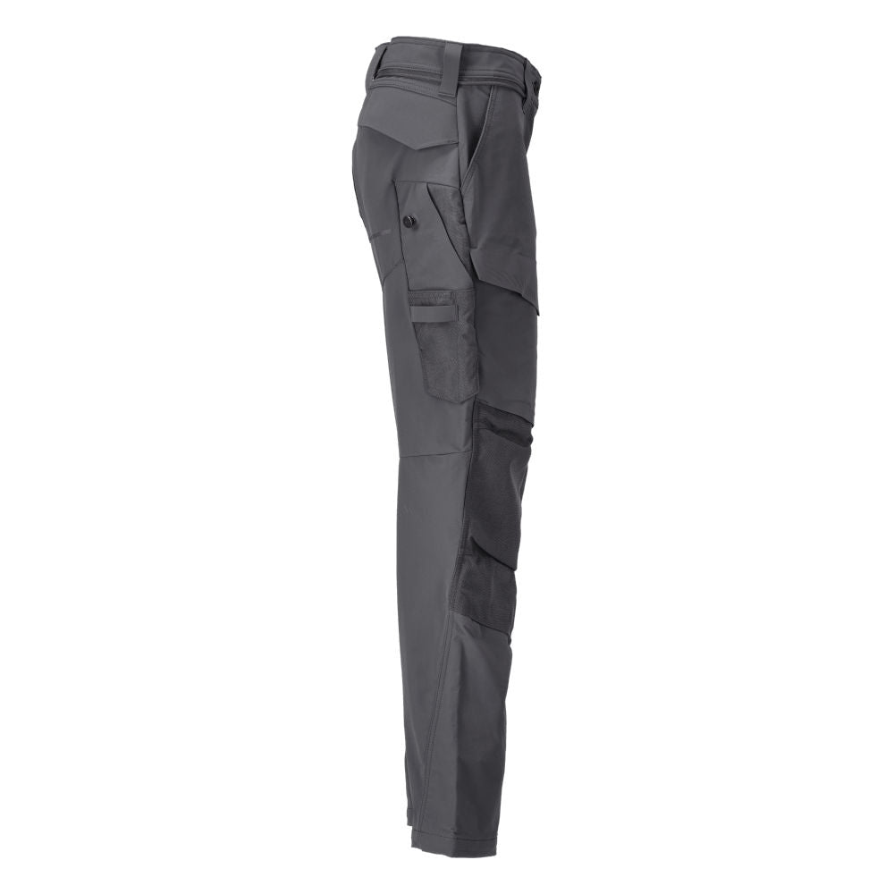 Pantalon avec poches genoux, pantalon femme, gris anthracite