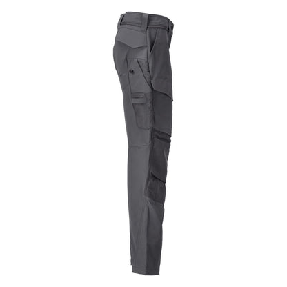 Pantalon avec poches genoux, pantalon femme, gris anthracite