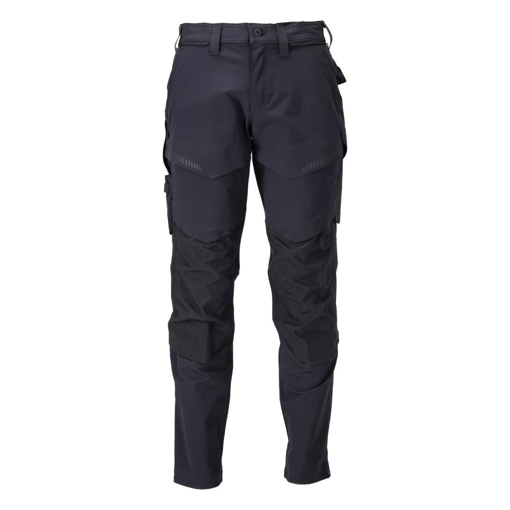 Pantalon avec poches genoux, pantalon ULTIMATE STRETCH, noir-bleu