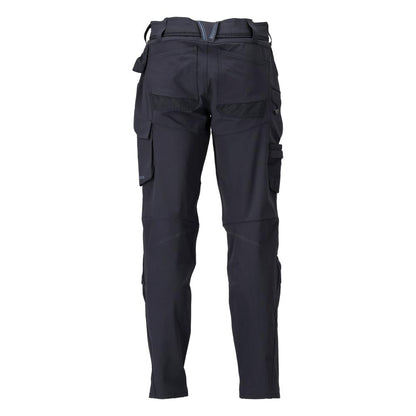 Pantalon avec poches genoux, pantalon ULTIMATE STRETCH, noir-bleu