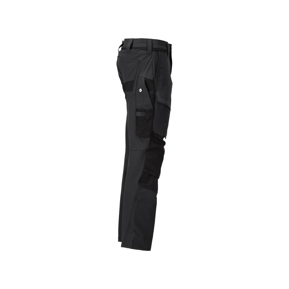 Pantalon avec poches genoux, pantalon ULTIMATE STRETCH, noir