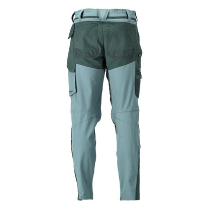 Pantalon avec poches genoux, pantalon ULTIMATE STRETCH, vert forêt clair/vert forêt