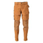 Pantalon avec poches genoux, pantalon ULTIMATE STRETCH, marron noisette