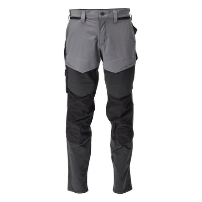 Pantalon avec poches genoux, pantalon ULTIMATE STRETCH, gris anthracite/noir