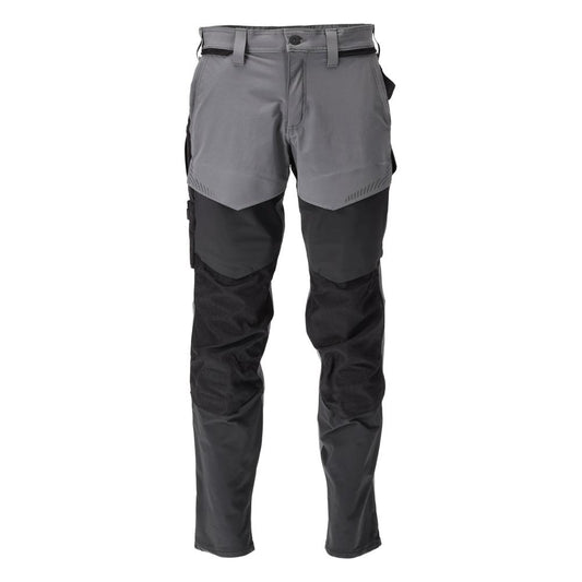 Pantalon avec poches genoux, pantalon ULTIMATE STRETCH, gris anthracite/noir