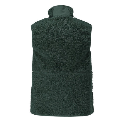 Gilet en fourrure de fibre avec gilet thermique à fermeture éclair