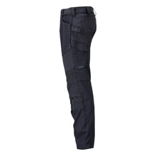 Pantalon avec poches genoux, noir-bleu