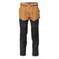 Pantalon avec poches genoux, marron noisette/noir