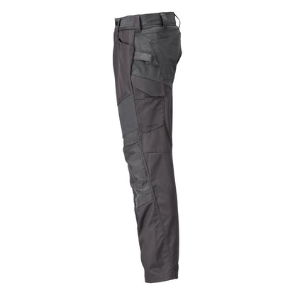 Pantalon avec poches genoux, gris anthracite