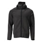 Pull polaire, capuche, veste micropolaire zippée, noir