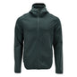 Pull polaire, capuche, veste micropolaire zippée, vert forêt