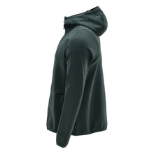 Pull polaire, capuche, veste micropolaire zippée, vert forêt