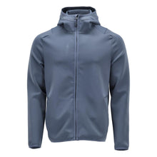 Pull polaire, capuche, veste micropolaire zippée, bleu pierre