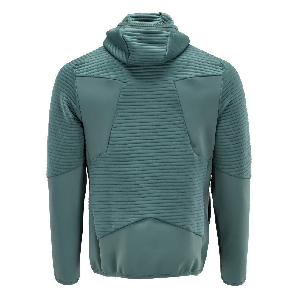 Pull polaire, capuche, veste micropolaire zippée, vert forêt clair
