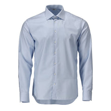 Chemise, coupe moderne, bleu clair/blanc