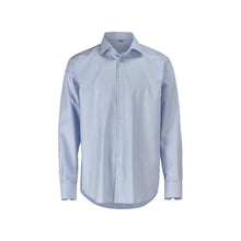 Chemise, coupe classique, bleu clair/blanc