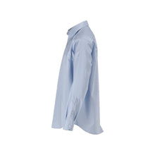 Chemise, coupe classique, bleu clair/blanc