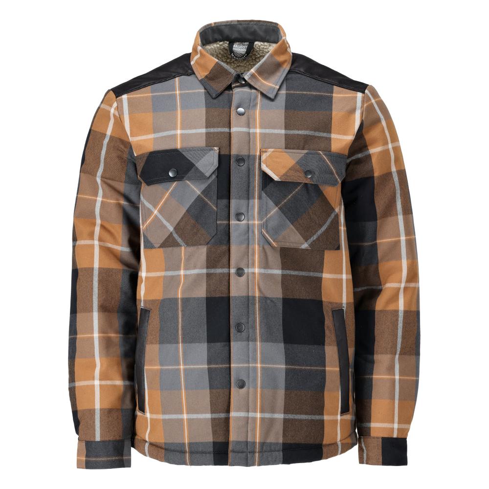 Chemise à carreaux, doublure en fourrure de fibre, chemise thermique